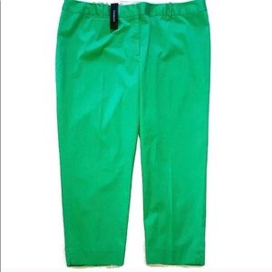 Talbots Bright Green Capris NWT
